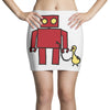 bird powered robot Mini Skirts
