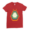 Totoro Retro Ladies Fitted T-Shirt