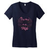 The Only Thing Tougher Than An Arborist Is An Arborist's Wife Women's V-Neck T-Shirt