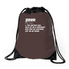 definition of a geek Drawstring Bags