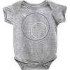 Outside Circle Baby Onesie