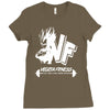 vegeta fitness gym Ladies Fitted T-Shirt