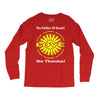 political the 80's 60's hippy anti capitalism Long Sleeve Shirts