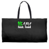 zombie fast food  funny Weekender Totes