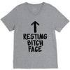resting bitch face V-Neck Tee