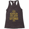 kings are born  september Racerback Tank
