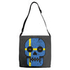 sweden till i die Adjustable Strap Totes