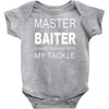 master baiter funny fishing t shirt mens Baby Onesie