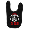 merc's gym training Baby Bibs
