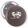 revolution anonymous  maske v wie vendetta fun Pin-back button
