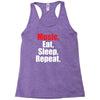 Music Eat Sleep Repeat Racerback Tank