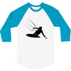 kitesurfing 3/4 Sleeve Shirt