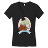 tea rex Women's V-Neck T-Shirt