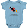 never give up poster Baby Onesie