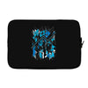 blue vectorfunk Laptop sleeve