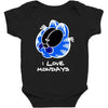 i love mondays Baby Bodysuit