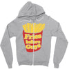 fries before guys Zipper Hoodie