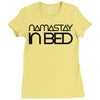 namastay in bed Ladies Fitted T-Shirt