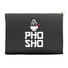 pho sho foodie asian food humor chopsticks funny Accessory Pouches
