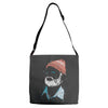 zissou of fish Adjustable Strap Totes