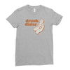 drunk dialer Ladies Fitted T-Shirt