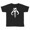 mandalorian symbol star wars tee boba fett bantha skull jedi sith Toddler T-shirt
