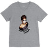49. not today satan 022 V-Neck Tee