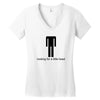 offensive t shirt lookng for a little head rude tee funny shirt Women's V-Neck T-Shirt