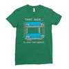 double decker couch Ladies Fitted T-Shirt