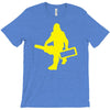 sasquatch guitar gear  funny bigfoot yeti comic monster retro T-Shirt