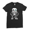 undertale sans Ladies Fitted T-Shirt
