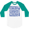 wake me for meals 3/4 Sleeve Shirt