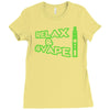 relax&amp;#vape Ladies Fitted T-Shirt