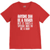 anyone can be a father V-Neck Tee