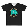 an elephant never cares All Over Men's T-shirt