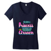not princess queen Women's V-Neck T-Shirt