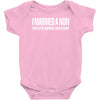 men's funny graphic Baby Onesie
