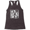v3 eat sleep snap Racerback Tank