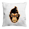 monkey cool Throw Pillow