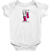 i run like a girl try to keep up Baby Onesie