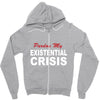 existential crisis Zipper Hoodie