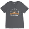 leave me alone talking to my cat today V-Neck Tee