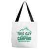 Camper Couple Man Tote Bags