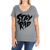 Stay Rad Ladies Curvy T-Shirt