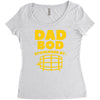 dad bod Women's Triblend Scoop T-shirt