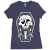 put tongue out Ladies Fitted T-Shirt