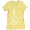 skeleton hand Ladies Fitted T-Shirt