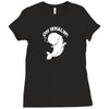 Oh whales Ladies Fitted T-Shirt