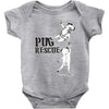 pug rescue Baby Bodysuit