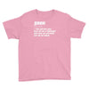 definition of a geek Youth Tee